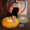 thumbnail image 5 of Coussin Rond Citrouille Coussin de Siège Surface Coussin de Sol Repose-Pieds Canapé Dossier-Week, 5 of 5