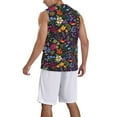thumbnail image 2 of Sikiie Flowers And Birds Basketball Jersey Reversible Men's Mesh Athletic Sports Shirts Training Practice S-4XLXX-Large, 2 of 6