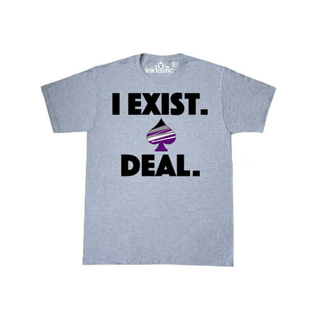 I exist. Deal. - Asexual awareness week T-Shirt (Best Grocery Coupon Deals This Week)