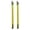 Yellow, variant on Sportteer Fiberglass Golf Stick Directional Golf Stick 2Pcs Golf Alignment Rod 3 Section Collapsible Aiming Putting Training Aid