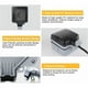 thumbnail image 3 of Toma de corriente exterior unidireccional, IP66, con contacto protector, resistente a la intemperie y montaje en superficie., 3 of 5