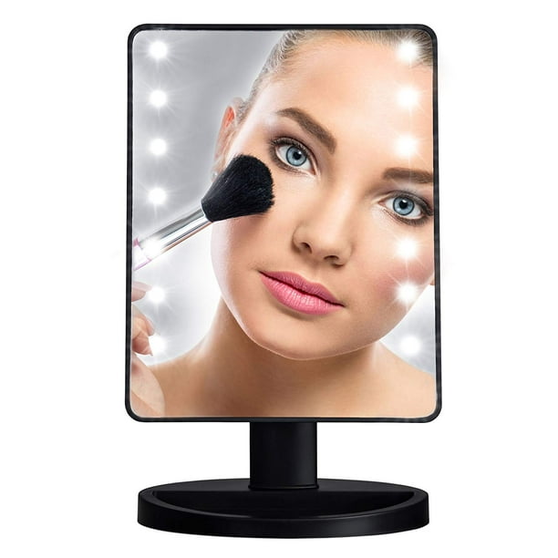Led Touch Screen Lights Battery Operated Small Vanity Makeup Mirror Com Led Touch Screen Lights Battery, Battery Operated Light Up Makeup Mirror