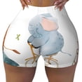 thumbnail image 2 of Lsque Animals in Transport Pattern High Waisted Biker Shorts for Women-Tummy Control Fitness Athletic Workout Running Yoga Gym Shorts,Moisture-Wicking-Small, 2 of 9