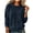 Navy, variant on Womens Sweatshirt with Pockets Lightweight Long Sleeve Round Neck Sweatshirt Keep Warm Tops