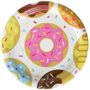 Creative Converting Donut 9 Inch Lunch Dinner Plates, 9", Multicolor