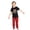 Kids, variant on Matching Family Christmas Pajamas, Short Sleeve Top And Buffalo Plaid Pants Set, Christmas Memories Together, Soft Loungewear for Christmas Morning, Family Sleepwear for Xmas Eve