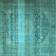 thumbnail image 1 of Ahgly Company Indoor Square Persian Light Blue Traditional Area Rugs, 8' Square, 1 of 4