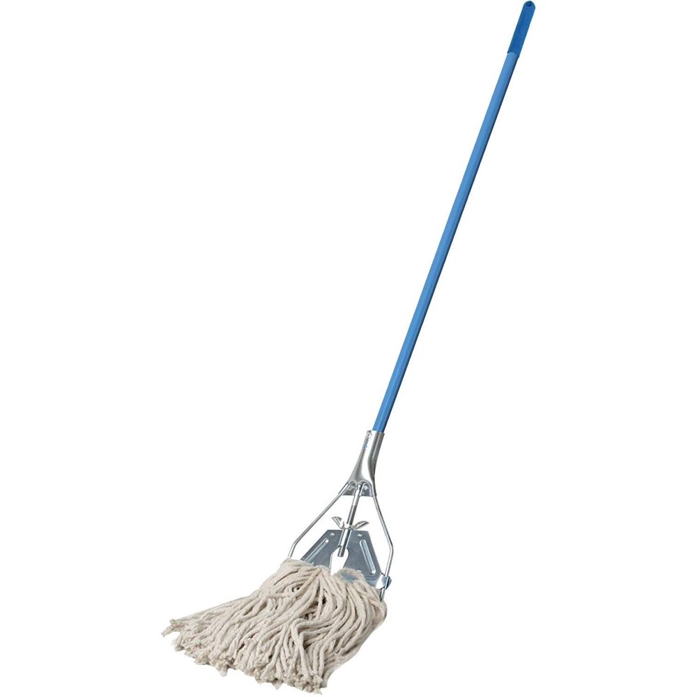 Premium Industrial Strength Heavy Duty LoopedEnd String Mop Floor with Metal Plush Cleaning