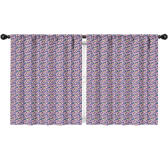 Leopard Print 52x63in(132x160cm) Curtains 2 Panels for Kids Bedroom, Window Drapes for Kids Boys Girls Bedroom Curtains Designed To Spark Joy and Creativity