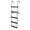 thumbnail image 1 of JIF Marine ASC5 5 Step Anodized Aluminum Removable Pontoon Ladder, 1 of 4