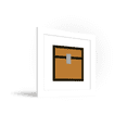 thumbnail image 4 of Gallery Pops Minecraft: Iconic Pixels - Blocks - Chest Wall Art, White Framed Version, 12" x 12", 4 of 5