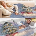 thumbnail image 5 of Fluorescent Cover blanket 70x55 inch frannel blanket Office nap blanket Camping blanket Bedding travel blanket Glow blanket Beautiful Christmas, 5 of 8
