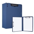 thumbnail image 1 of 5 Pcs A4 Folder With Double Clips Can Be Folded Writing Pad Data Storage Office Supplies, 1 of 6