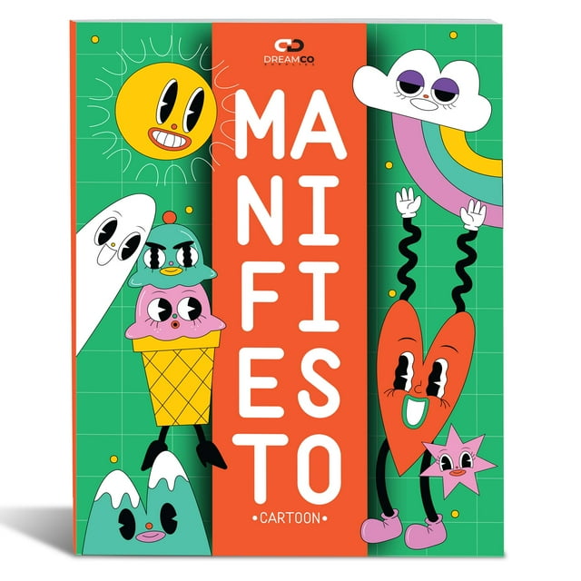 Libro Colorear Para Niñas Y Niños: Manifiesto - Cartoon