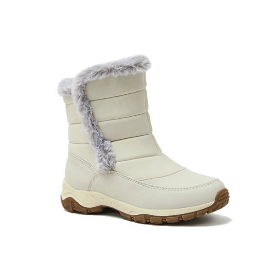 Lands' End Kids Expedition Faux Fur Waterproof Puffer Snow Boots