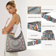 thumbnail image 2 of Sacred Symbolic Mandala Handbag Lightweight Versatile Daily Carry Purse for College Students, 2 of 5