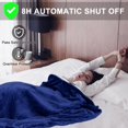 thumbnail image 4 of Electric Full Size Heated Blanket, Soft Flannel Fast Heating Blanket Warm with 3 Heating Level 8-Hour Auto Shut Off Overheating Protection, Machine W, 4 of 7