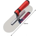 thumbnail image 2 of Stainless Steel Trowel Concrete Edger And Groover Tools Set Stucco Cement Finishing Kit Masonry Con, 2 of 5
