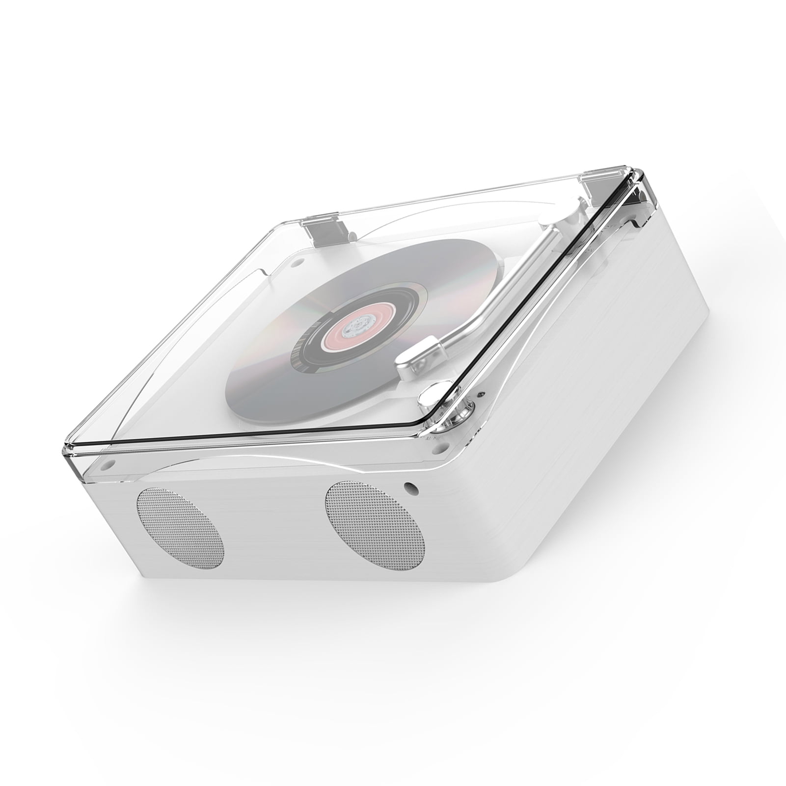Cd Retro CD Player Multi Functional Music Player Rechargeable Home Speakers With Remote Control Volume Knob U Disk Playback With Headphone Jack