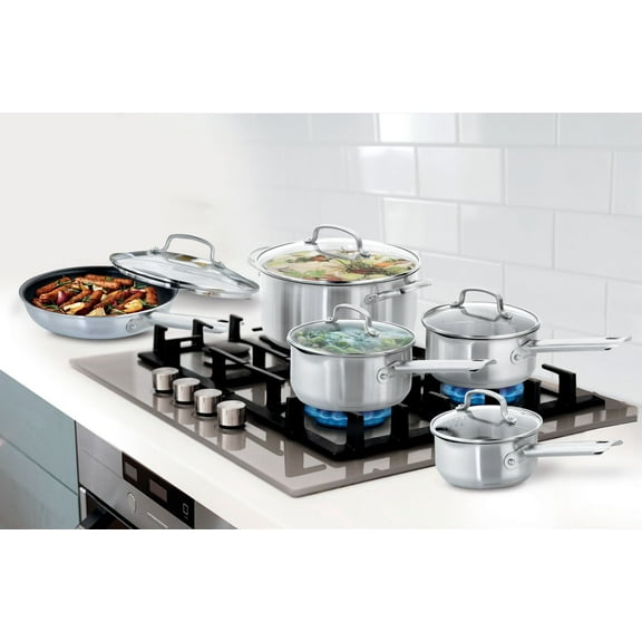 Cuisinart Batterie de cuisine en acier inoxydable Advantage Pro, 10 pièces