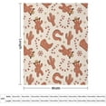 thumbnail image 2 of Christmas Gingerbread Cowboy Fleece Blanket Lightweight Cozy Warm Throw Blanket for Couch Sofa Bed for Adults Kids Teens Gift 50"x60", 2 of 6