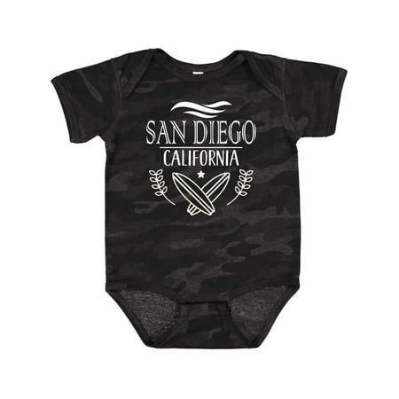 

Inktastic San Diego California Cute Surfing Gift Baby Boy or Baby Girl Bodysuit