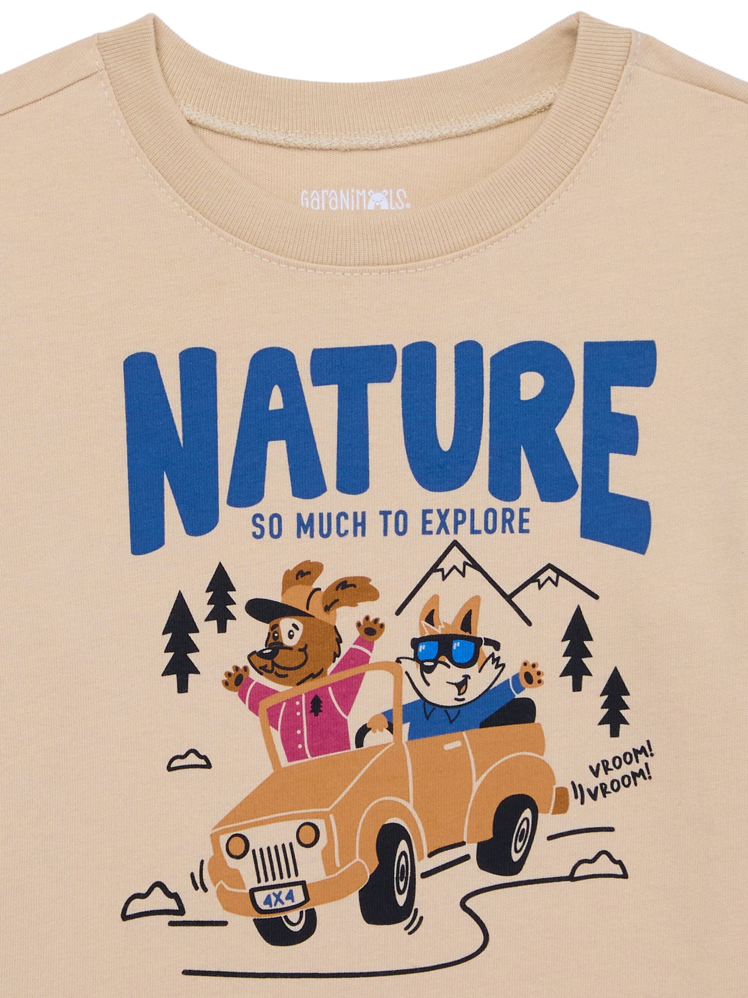Garanimals Toddler Boys Graphic T-Shirt with Long Sleeves, Sizes 18M-5T