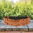 thumbnail image 5 of Classic PU Leather Waist Belt Costume with Metal Buckle Medieval Knight Belt for Gürtel Gelb, 5 of 8