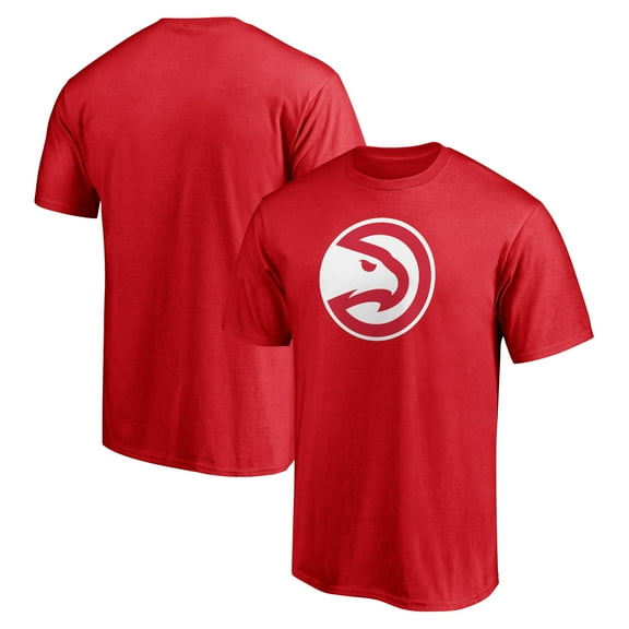 Men's Red Atlanta Hawks Primary Logo Team T-Shirt
