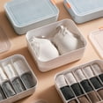thumbnail image 5 of Underwear Organizer Foldable Home Cabinet Divider Storage Box Closet Organizer Drawer Socks Shorts Bra Storage Boxs C, 5 of 10