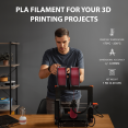 thumbnail image 4 of WYZworks PLA 1.75mm [ Silk Maroon ] Premium Thermoplastic Polylactic Acid 3D Printer Filament - Dimensional Accuracy +/- 0.05mm 1kg / 2.2lb + [ Multiple Color Options Available ], 4 of 7