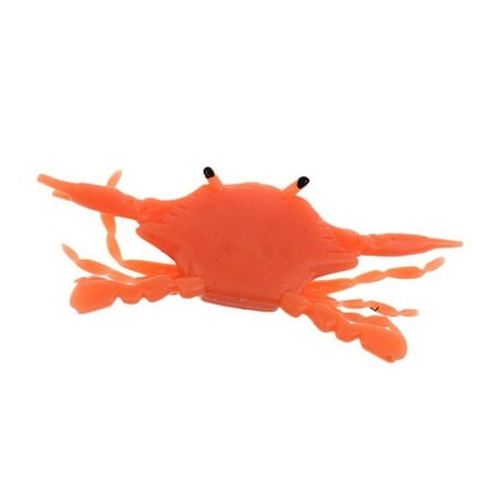 6.5cm Crab Bait Artificial Soft Silica Gel Lures Baits Fishing Tackle Red