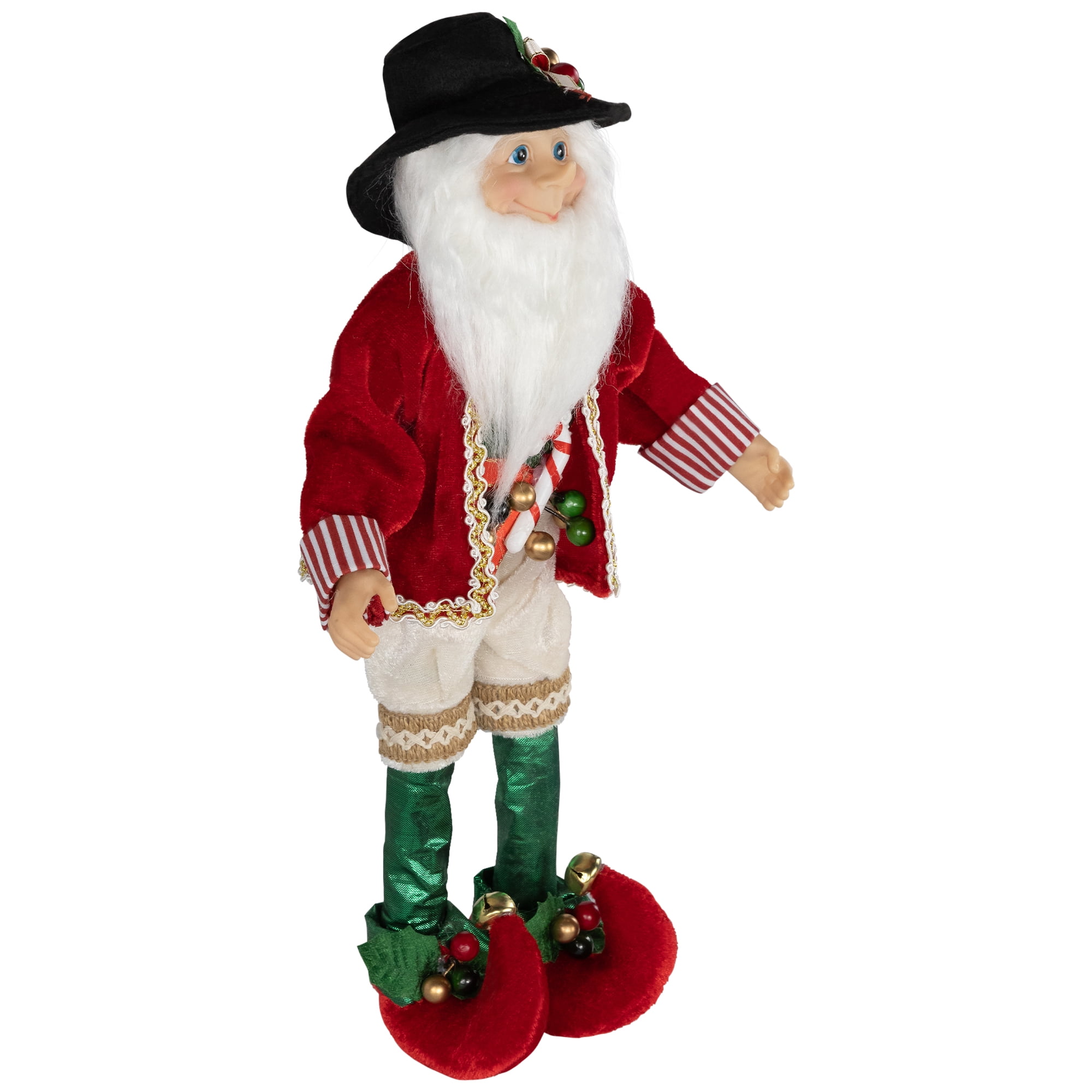 Northlight Candy Cane Elf Christmas Figure - 14"