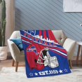 thumbnail image 3 of San Francisco Football Blanket 60"x50" Rugby Soft Lightweight Throw Blanket Gifts for Football Fans Style1, 3 of 6