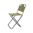 thumbnail image 2 of jinwen Chaise de Camping Pliable Portable pour Barbecue Randonnée Activités Extérieures Vert, 2 of 9