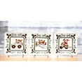 thumbnail image 2 of Ceramic Santa Plates Set of 3 Holiday 5.5 inches, 2 of 3