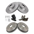 thumbnail image 2 of TRQ Front & Rear Ceramic Pad Coated Rotor Drum & Brake Shoe Kit for Yaris BKA23648 Fits select: 2007-2011,2012-2015 TOYOTA YARIS, 2 of 8