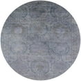 thumbnail image 1 of Ahgly Company Indoor Round Mid-Century Modern Dark Gray Oriental Area Rugs, 5' Round, 1 of 6