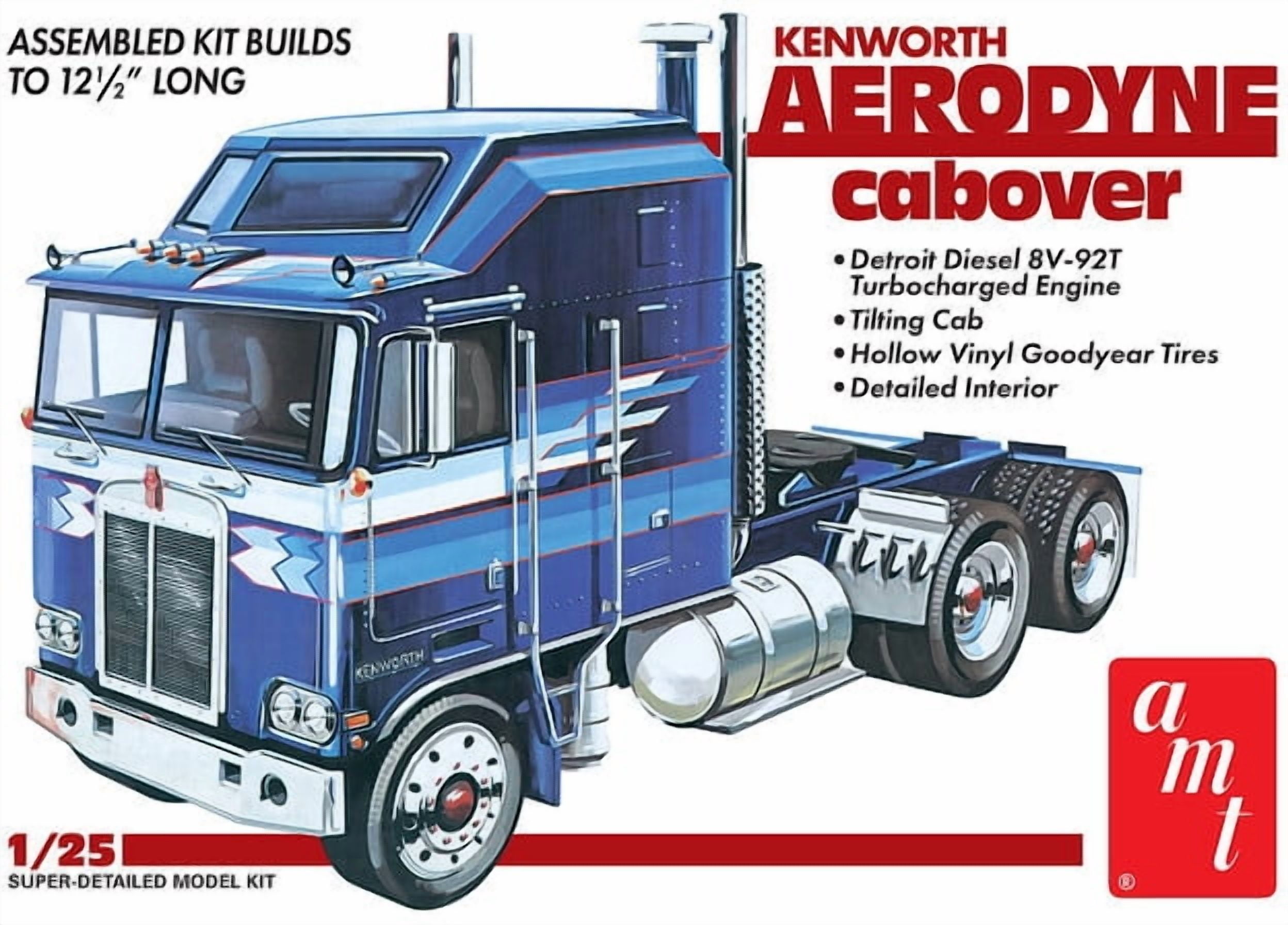AMT Kenworth Aerodyne Cabover 1/25 Scale Model Kit