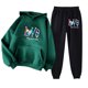 thumbnail image 1 of Puntoco Sudadera Con Capucha Para Mujer Sudadera De Manga Larga Con Bolsillo Pantalones De Moda Para Mujer Conjunto De Sudadera Estampada Liquidación Puntoco Puntoco-612, 1 of 2