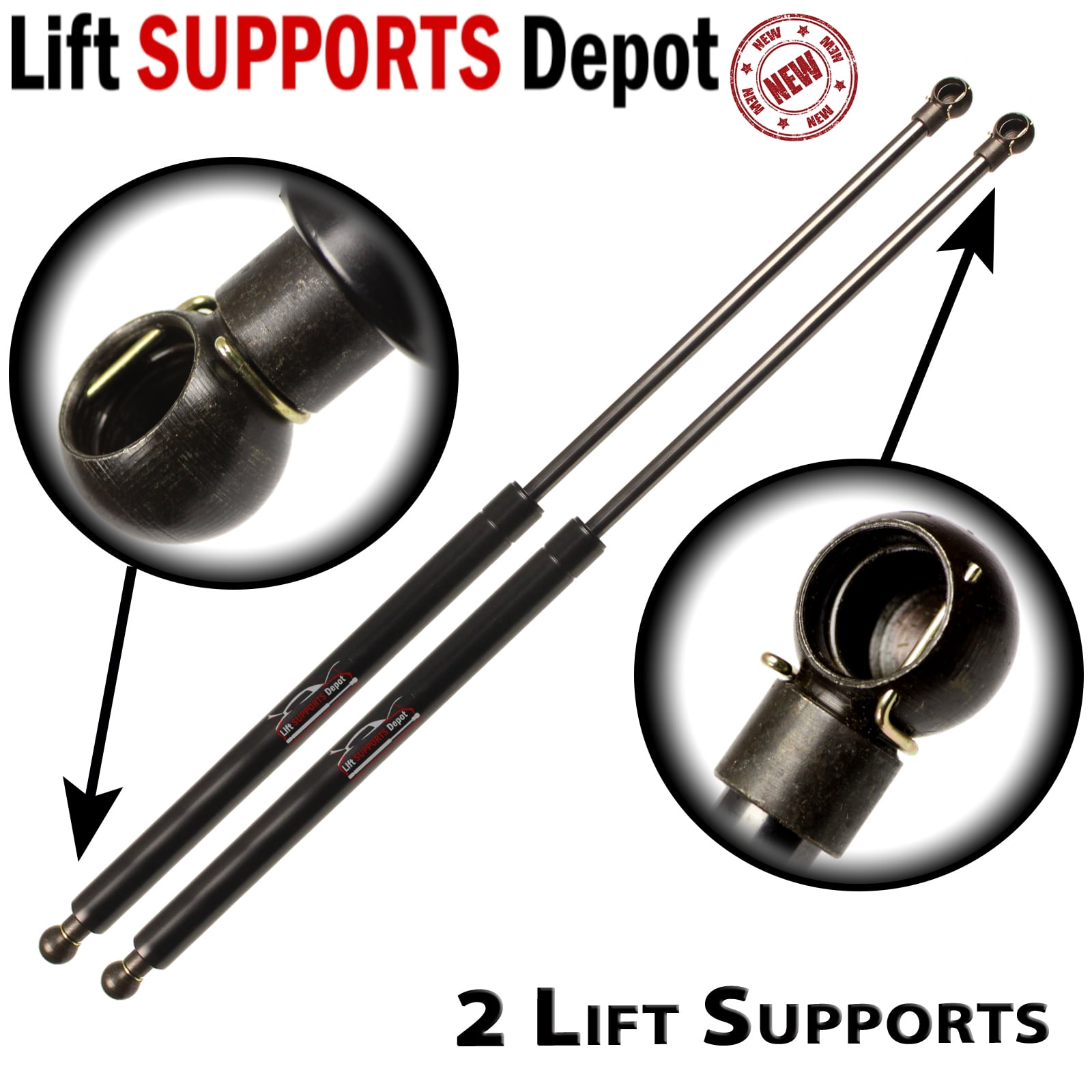 Qty 2 St270m90 Se1024m90bl Replacement Tonneau Cover Lift Supports 27 X 90lb Walmart Com Walmart Com