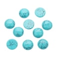 thumbnail image 4 of 20x Turquoise Domed Cabochons 10mm fit Jelry Making Settings, 4 of 8