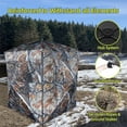 thumbnail image 4 of THUNDERBAY SPUR Collector 2-4 Person Hunting Blind, Portable Ground Blind with Silent Sliding Window, Portable Durable Hunting Tent for Deer & Turkey Hunting, 4 of 7