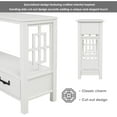 thumbnail image 3 of Console Sofa Table Farmhouse Narrow Sofa Table for Entryway Living Room, 3 of 8