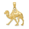 thumbnail image 1 of 14K Yellow Gold Charm Pendant Men'S 27 mm 23 Camel, 1 of 4