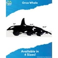 thumbnail image 3 of Real Planet 22.5" Black Orca Whale Realistic Stuffed Animal, Marine Sea Life Plush Toy & STEM Learning Gift for Birthday Boys & Girls, 3 of 6