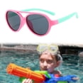 thumbnail image 3 of de sol de dibujos animados de verano de sol para de 3 a 9 años Zulema  gafas de sol de corazón para niños pequeños, 3 of 7