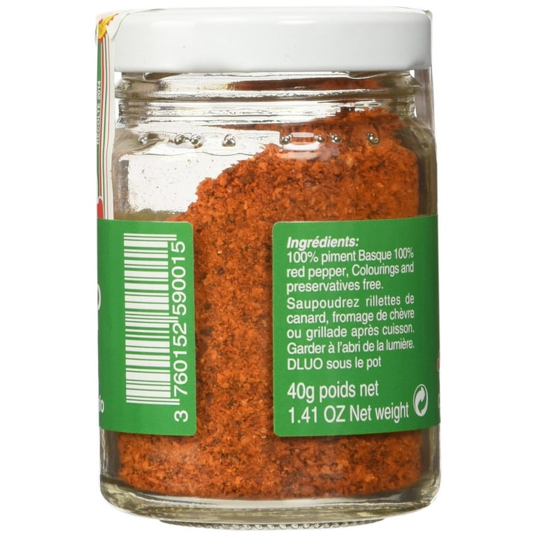  Espelette Piment Chilli Terre Exotique-1.4oz : Chili Powder :  Grocery & Gourmet Food