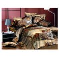 thumbnail image 1 of 3D Active Printing Bed Quilt Duvet Sheet Cover 4PC Set Upscale Cotton 001, 1 of 1
