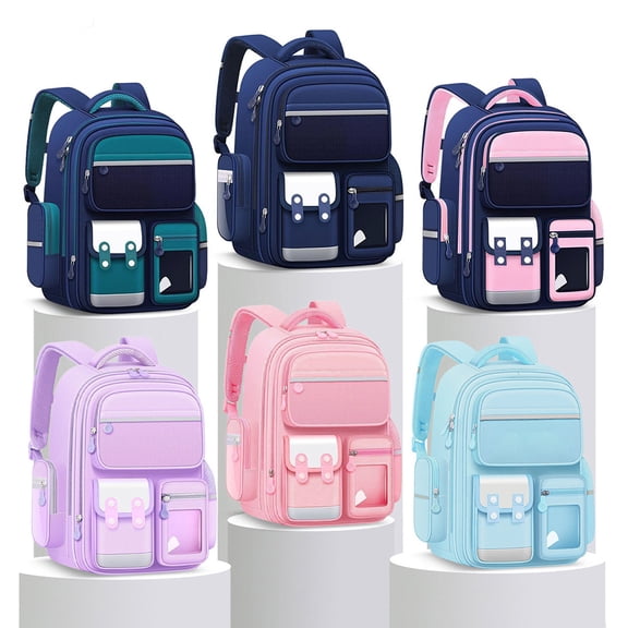 Schoolbag Casual Cartoon Large Capacity Backpack Student Wear-Resistant Versatile Backpack